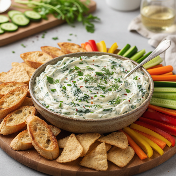 Creamy Spinach & Herb Dip recipe