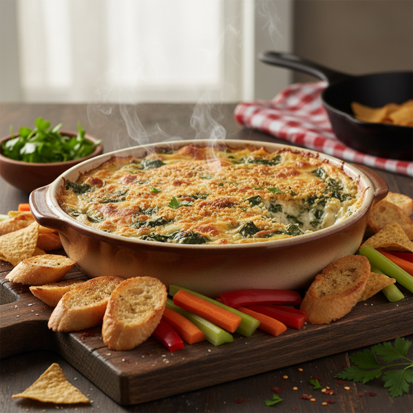 Creamy Spinach and Artichoke Dip Delight recipe