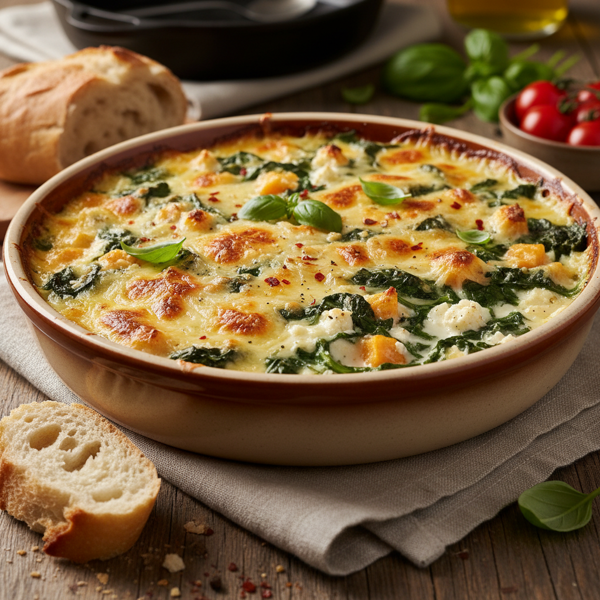 Creamy Spinach and Cheese Delight recipe