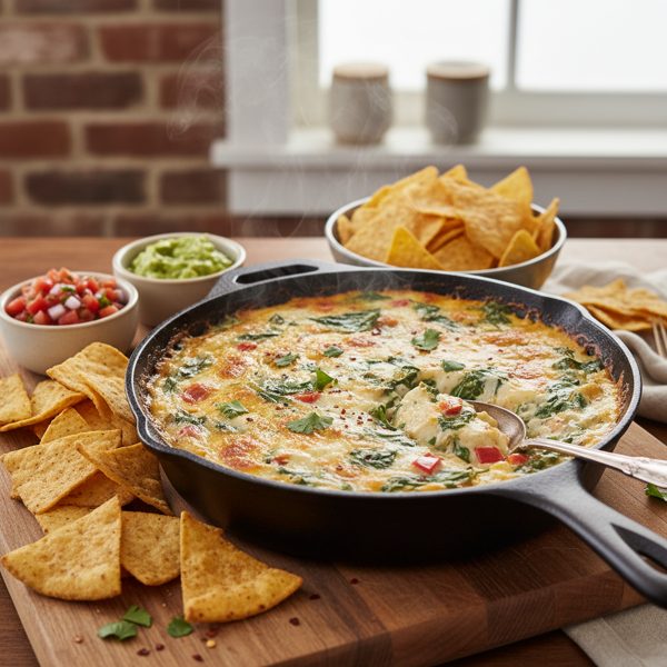 Creamy Spinach and Pepper Jack Dip recipe