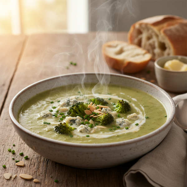 Creamy Stilton and Broccoli Bliss Soup recipe