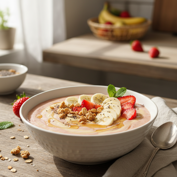 Creamy Strawberry Banana Breakfast Bliss recipe