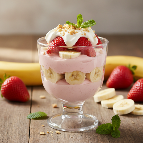 Creamy Strawberry Banana Delight recipe