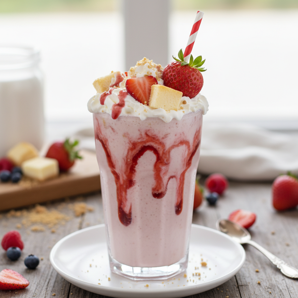 Creamy Strawberry Cheesecake Dream Shake recipe