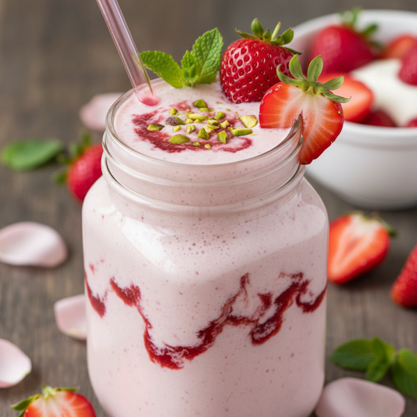 Creamy Strawberry Delight Smoothie recipe