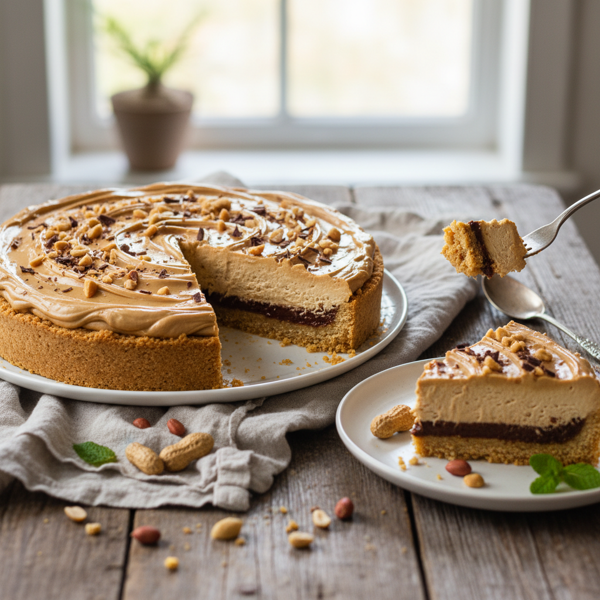 Creamy Sugar-Free Peanut Butter Delight Pie recipe