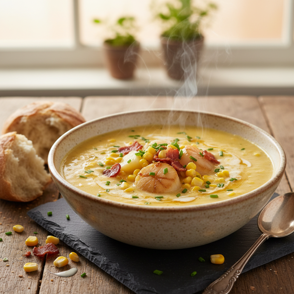 Creamy Sweet Corn Chowder recipe