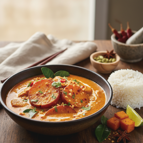 Creamy Sweet Potato Panang Curry recipe