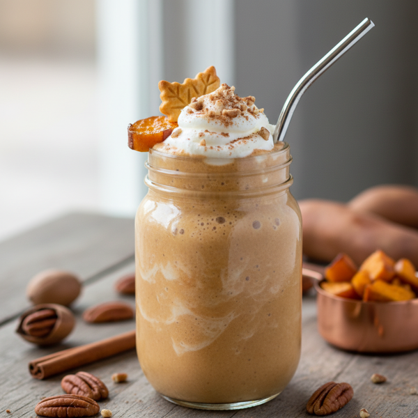 Creamy Sweet Potato Pie Smoothie recipe