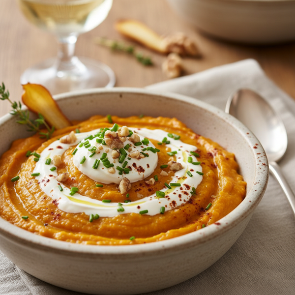 Creamy Sweet Potato and Parsnip Delight recipe