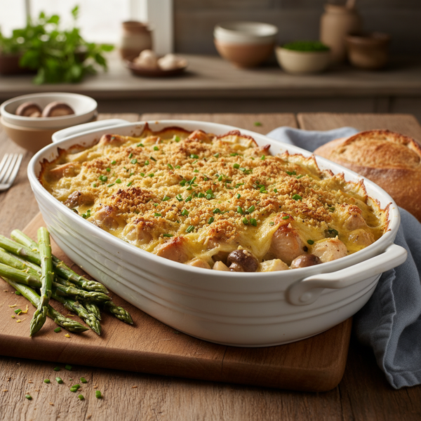 Creamy Swiss Chicken Bake recipe