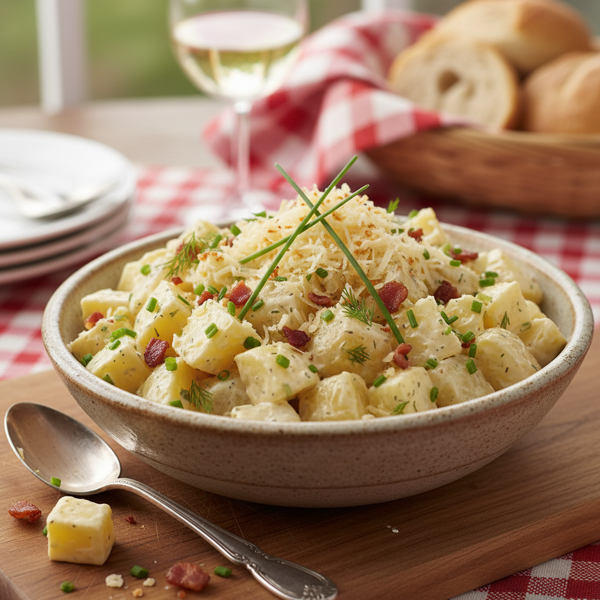 Creamy Swiss Potato Salad Delight recipe