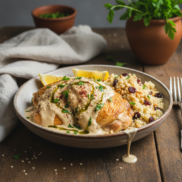 Creamy Tahini Chicken Delight recipe