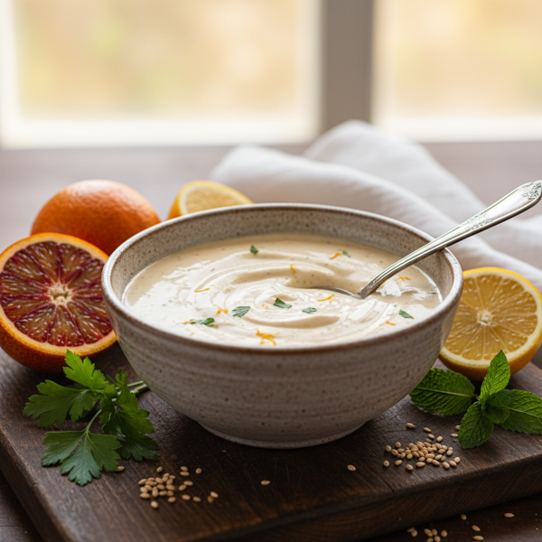 Creamy Tahini Citrus Dressing recipe