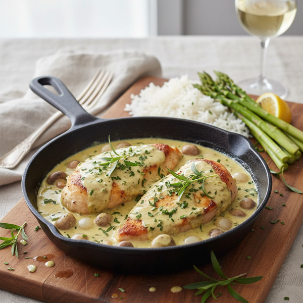 Creamy Tarragon Chicken Delight recipe