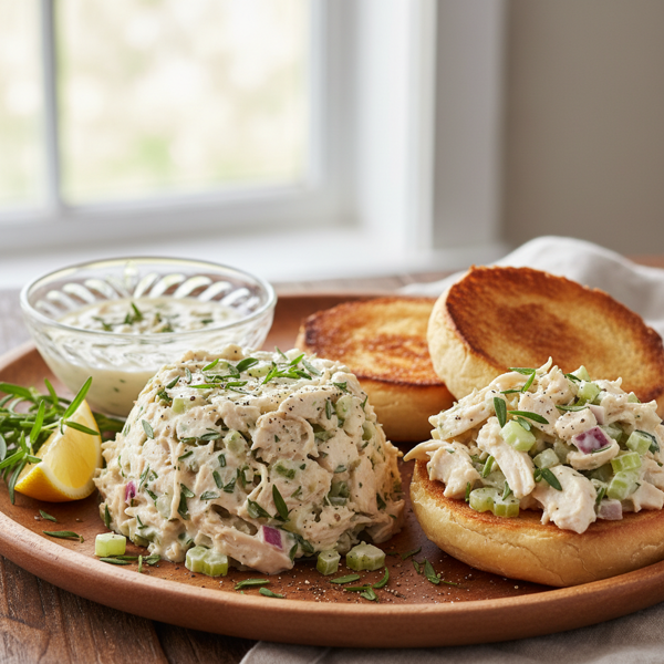 Creamy Tarragon Chicken Salad Delight recipe