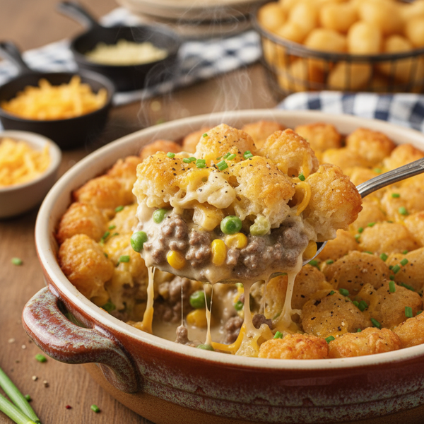 Creamy Tater Tot Casserole recipe