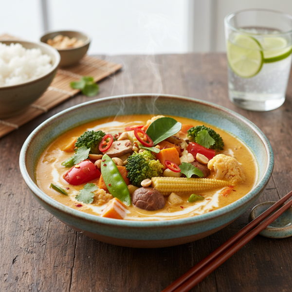 Creamy Thai Vegetable Curry recipe