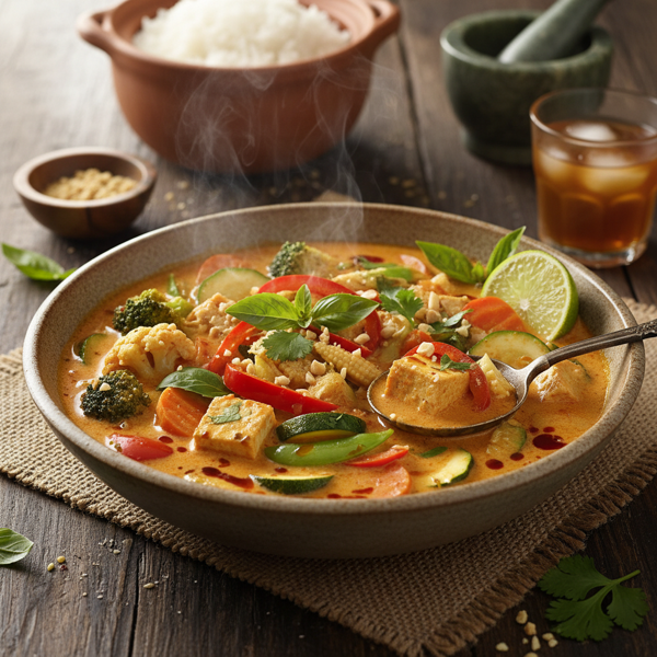 Creamy Thai Vegetable Curry Delight recipe