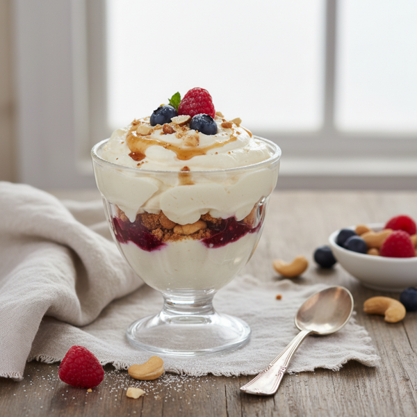 Creamy Tofu Cashew Whipped Delight recipe