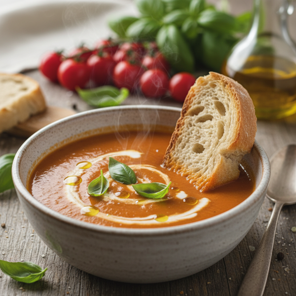 Creamy Tomato Basil Soup recipe