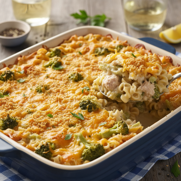 Creamy Tuna Broccoli Casserole recipe