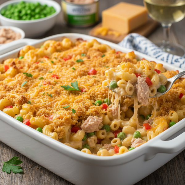Creamy Tuna Mac & Cheese Delight recipe