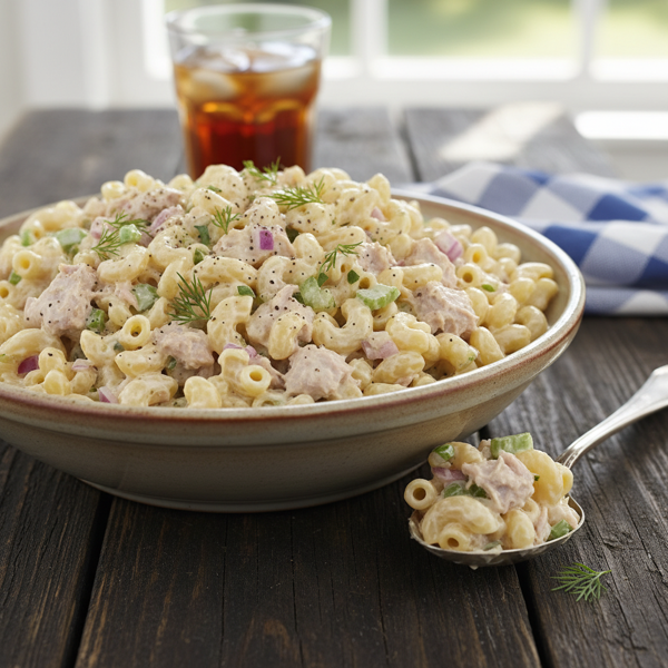 Creamy Tuna Macaroni Salad recipe