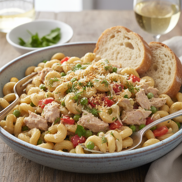 Creamy Tuna Noodle Delight recipe
