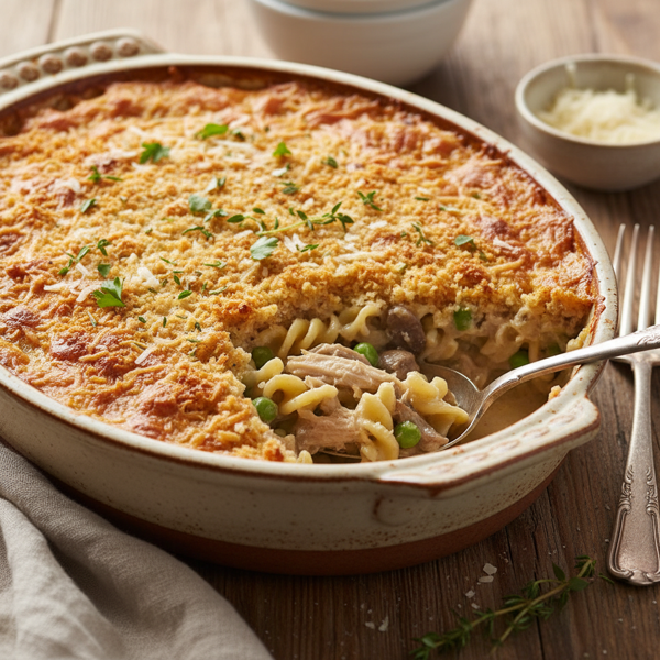 Creamy Turkey Tetrazzini Delight recipe