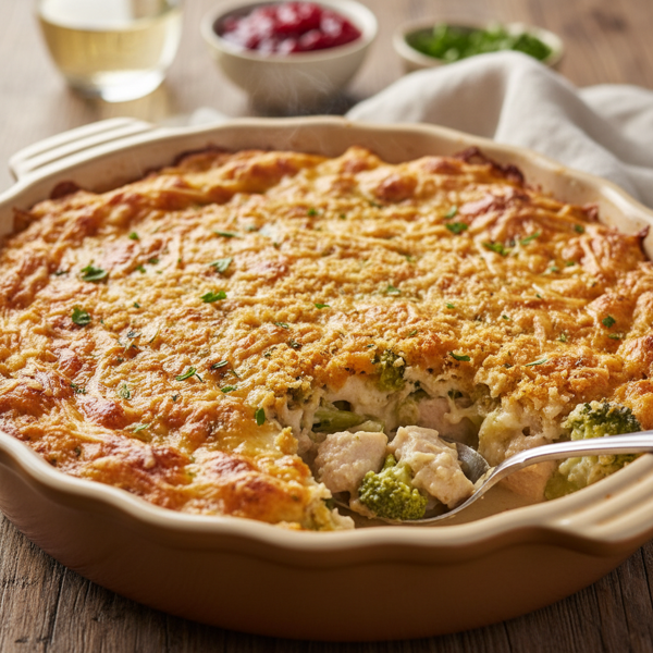 Creamy Turkey & Broccoli Casserole recipe
