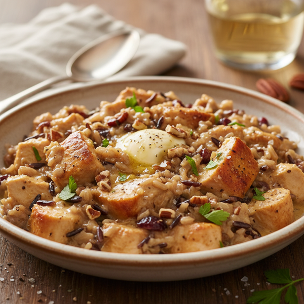 Creamy Turkey & Wild Rice Delight recipe