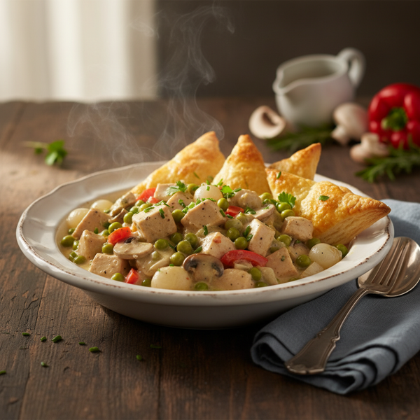 Creamy Turkey a la King Delight recipe