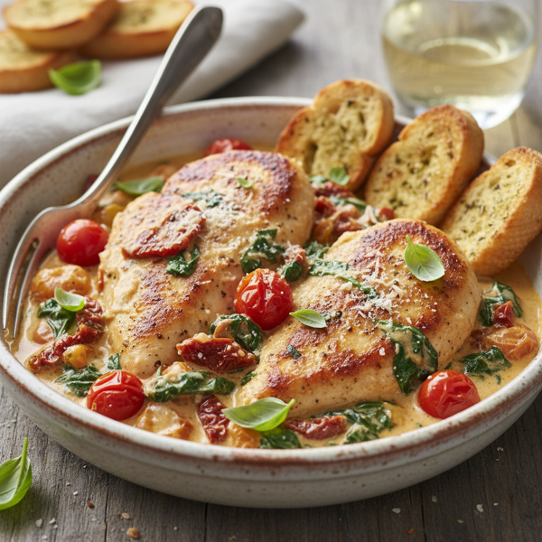 Creamy Tuscan Chicken Delight recipe