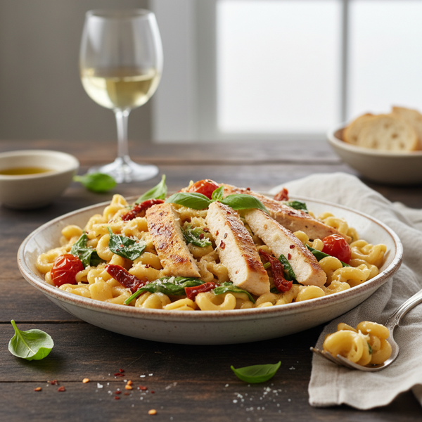 Creamy Tuscan Chicken Pasta recipe