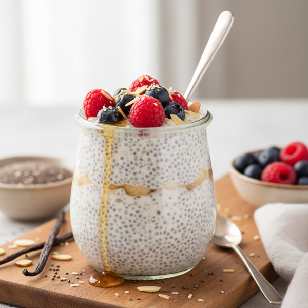 Creamy Vanilla Chia Seed Delight recipe