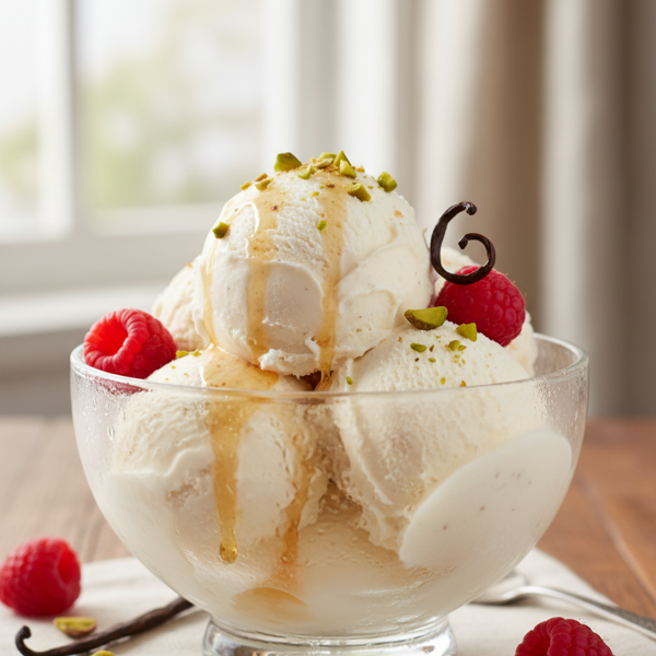 Creamy Vanilla Diabetic-Friendly Ice Cream recipe