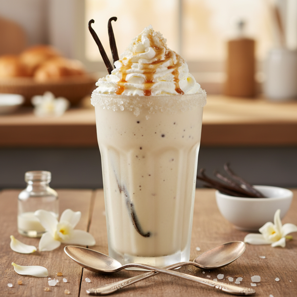 Creamy Vanilla Dream Milkshake recipe