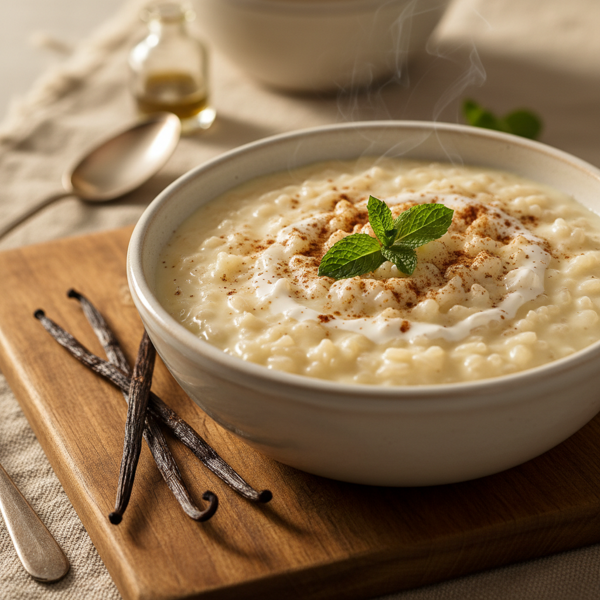 Creamy Vanilla Rice Pudding recipe