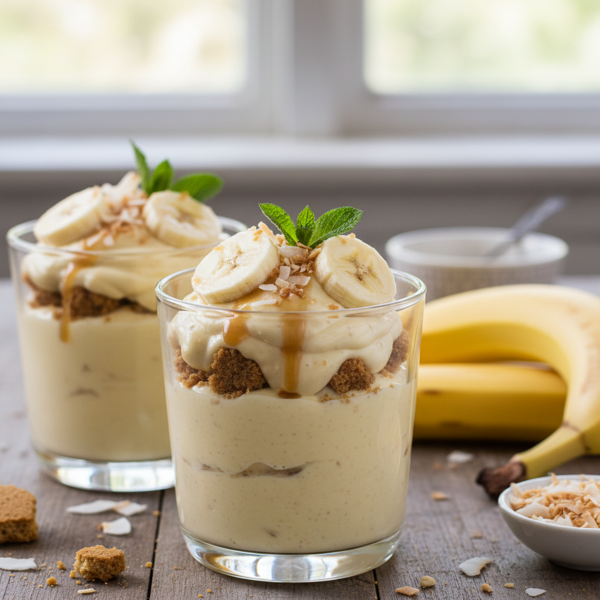 Creamy Vegan Banana Bliss Pudding recipe