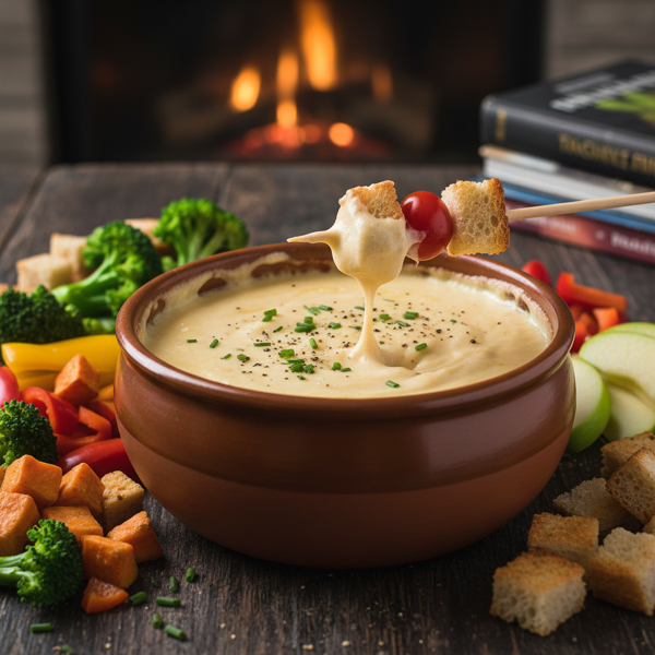 Creamy Vegan Cashew Fondue recipe