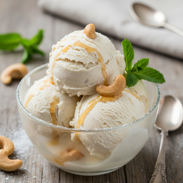 Creamy Vegan Cashew Ice Cream recipe