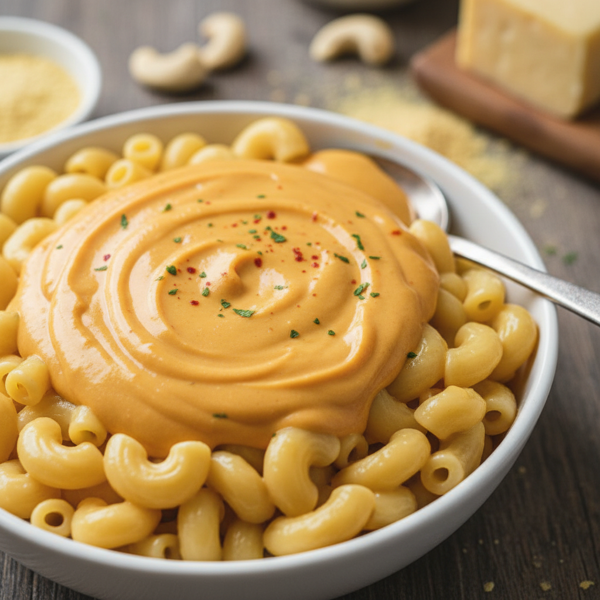 Creamy Vegan Cheddar Sauce recipe