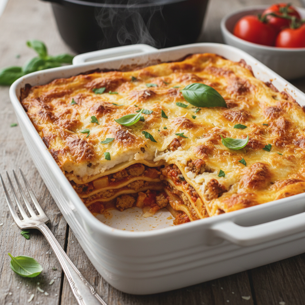 Creamy Vegan Comfort Lasagna recipe