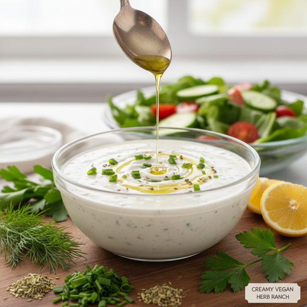 Creamy Vegan Herb Ranch Dressing recipe