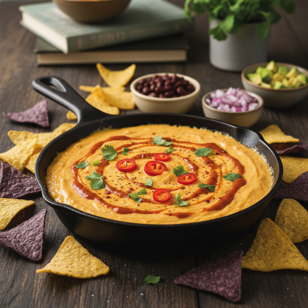 Creamy Vegan Nacho Cheese Dip recipe
