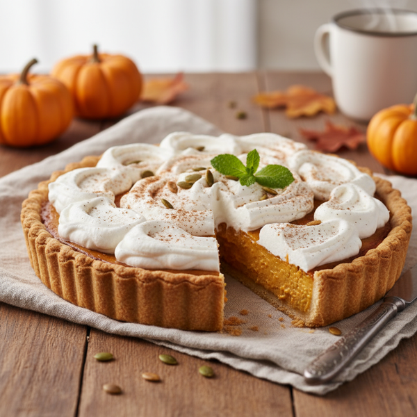 Creamy Vegan Pumpkin Dream Pie recipe