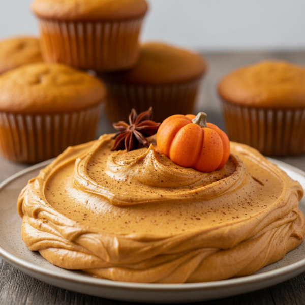 Creamy Vegan Pumpkin Spice Frosting recipe