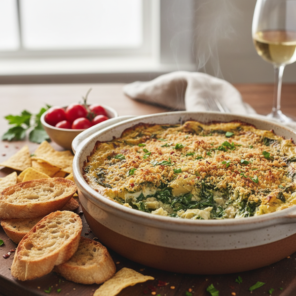 Creamy Vegan Spinach-Artichoke Indulgence recipe