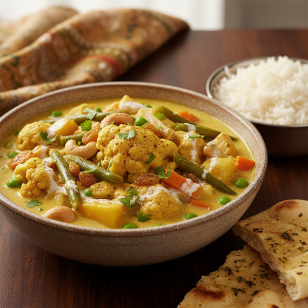 Creamy Vegetable Korma Delight recipe